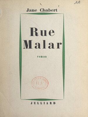 cover image of Rue Malar